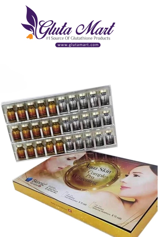 Aqua Skin Snail Complex Pro Whitening Glutathione Injection