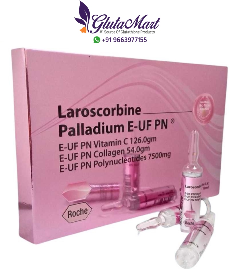 Laroscorbine Palladium Pink Box Collagen 54G & Vitamin C 126G Injection