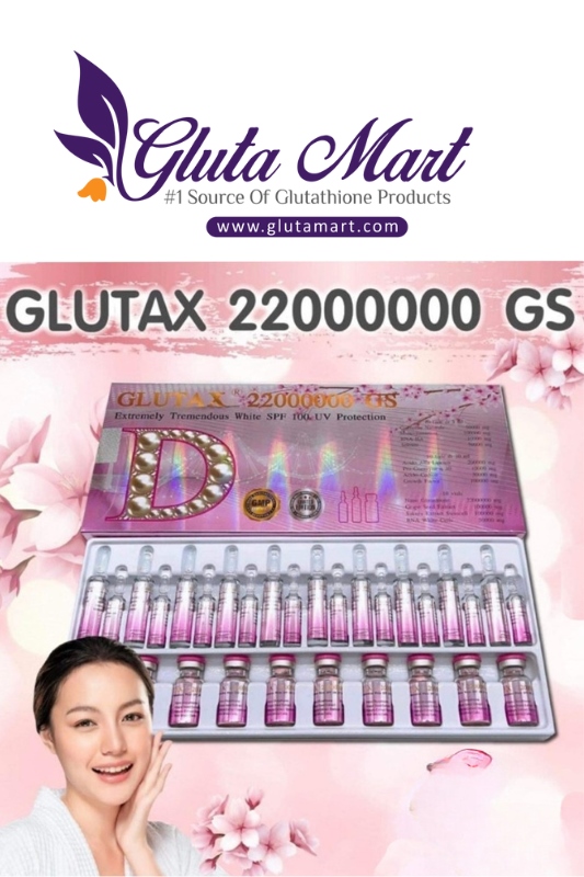 Glutax 22000000gs Extremely Tremendous White Glutathione Injection