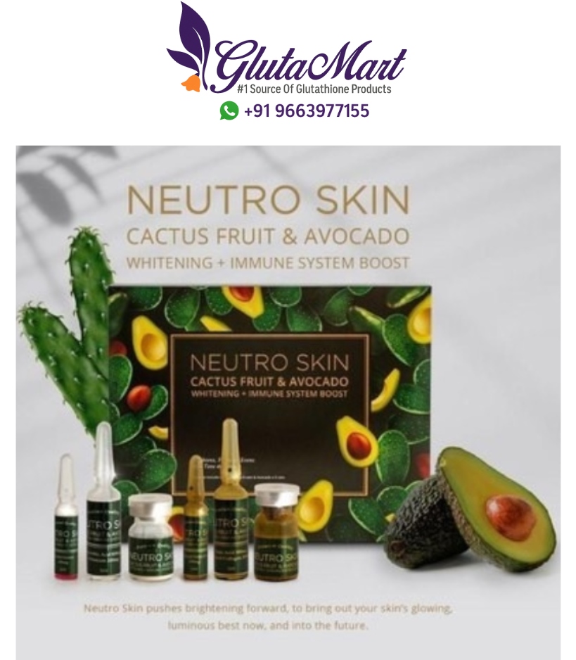 Neutro Skin Cactus fruit and avocado Glutathione Injections