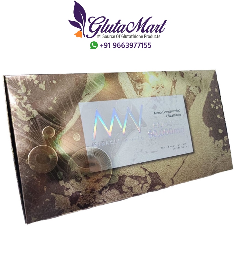 Miracle White Enhanced 90000mg Glutathione Skin Whitening Injection