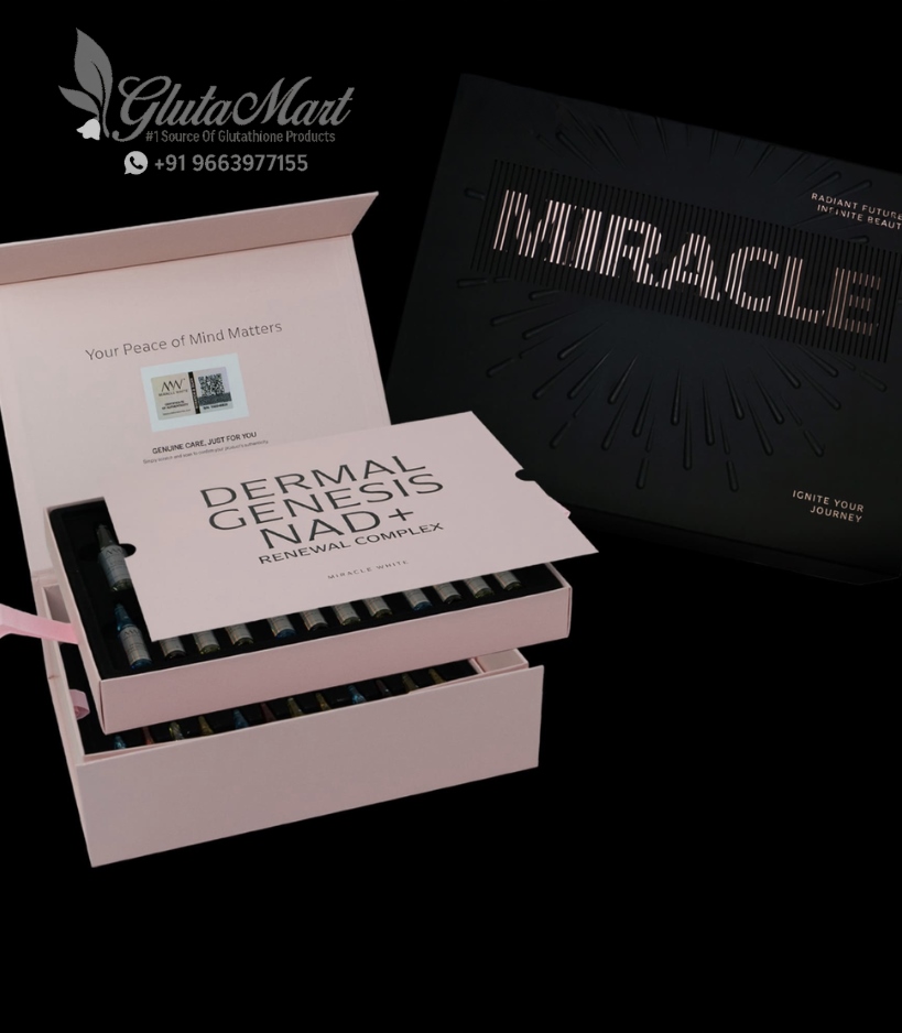 Miracle Dermal Genesis NAD plus Renewal Complex Glutathione Injection