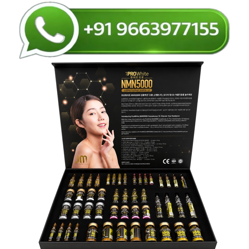 JM Prowhite NMN5000 Complexion 12 Glutathione Injection