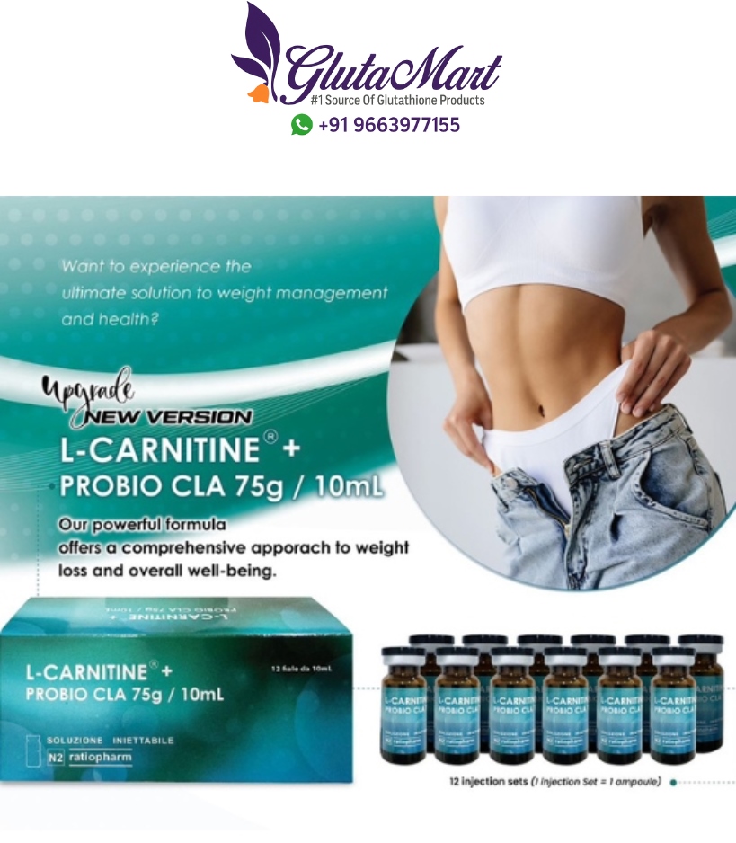 Ratiopharm L-Carnitine 75 Gram Weight Loss & Fat Loss Injection
