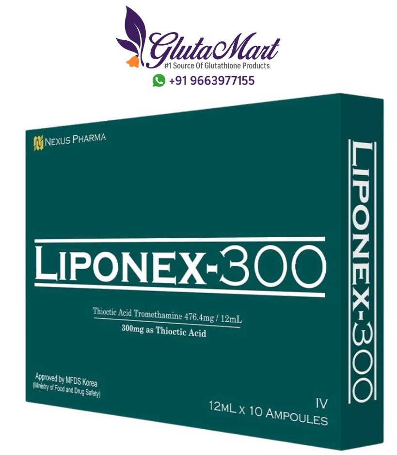 Nexus Pharma Liponex-300 Thioctic Acid Skin Whitening Injection