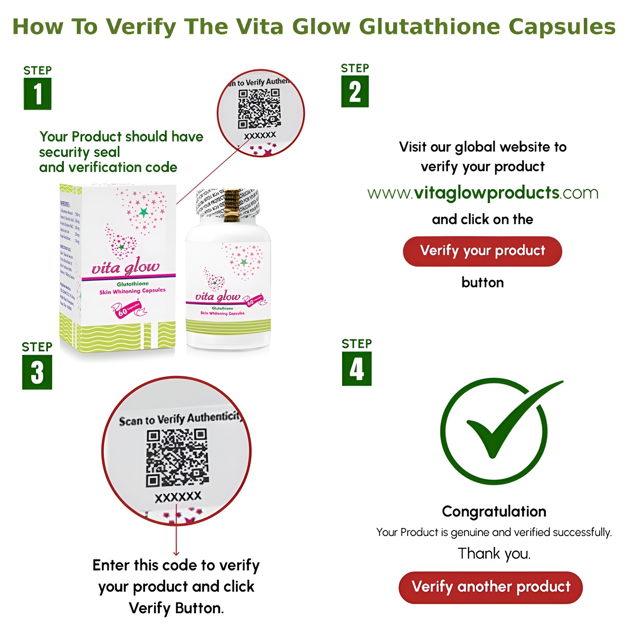 Vita Glow Skin Whitening Capsules