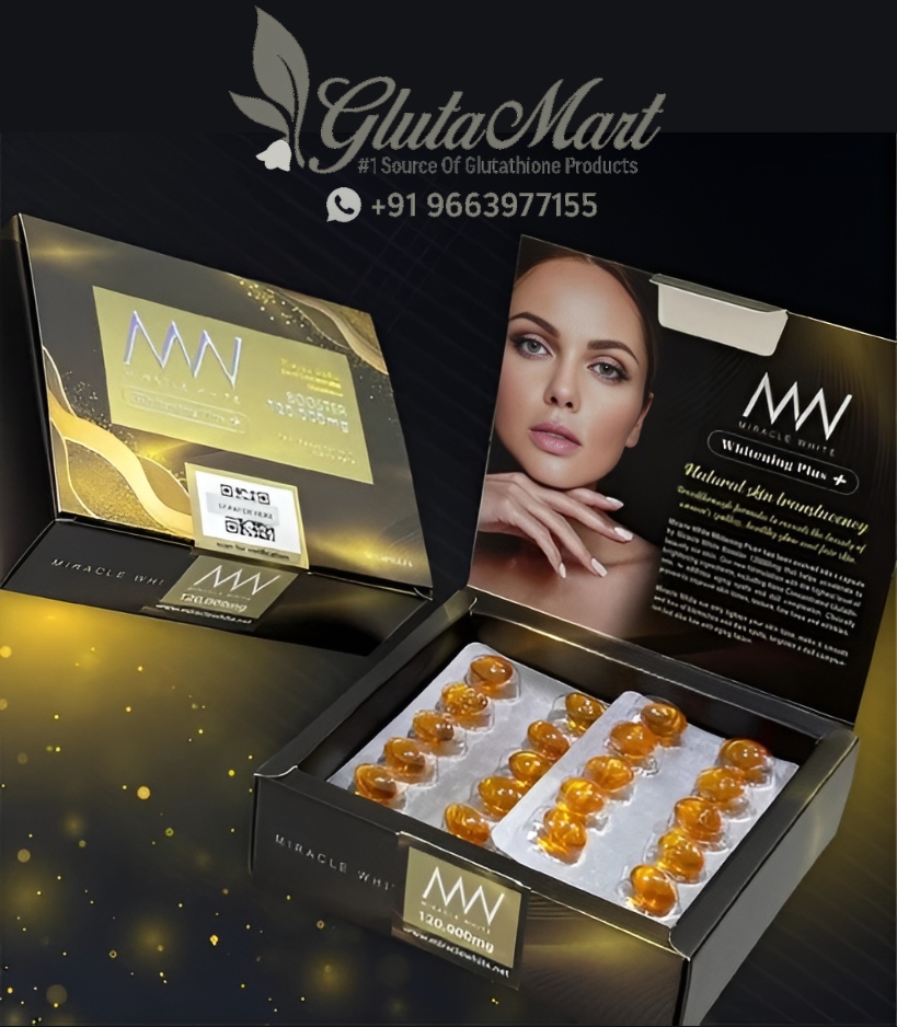 Miracle White Royal Gold 120000mg Glutathione Softgels