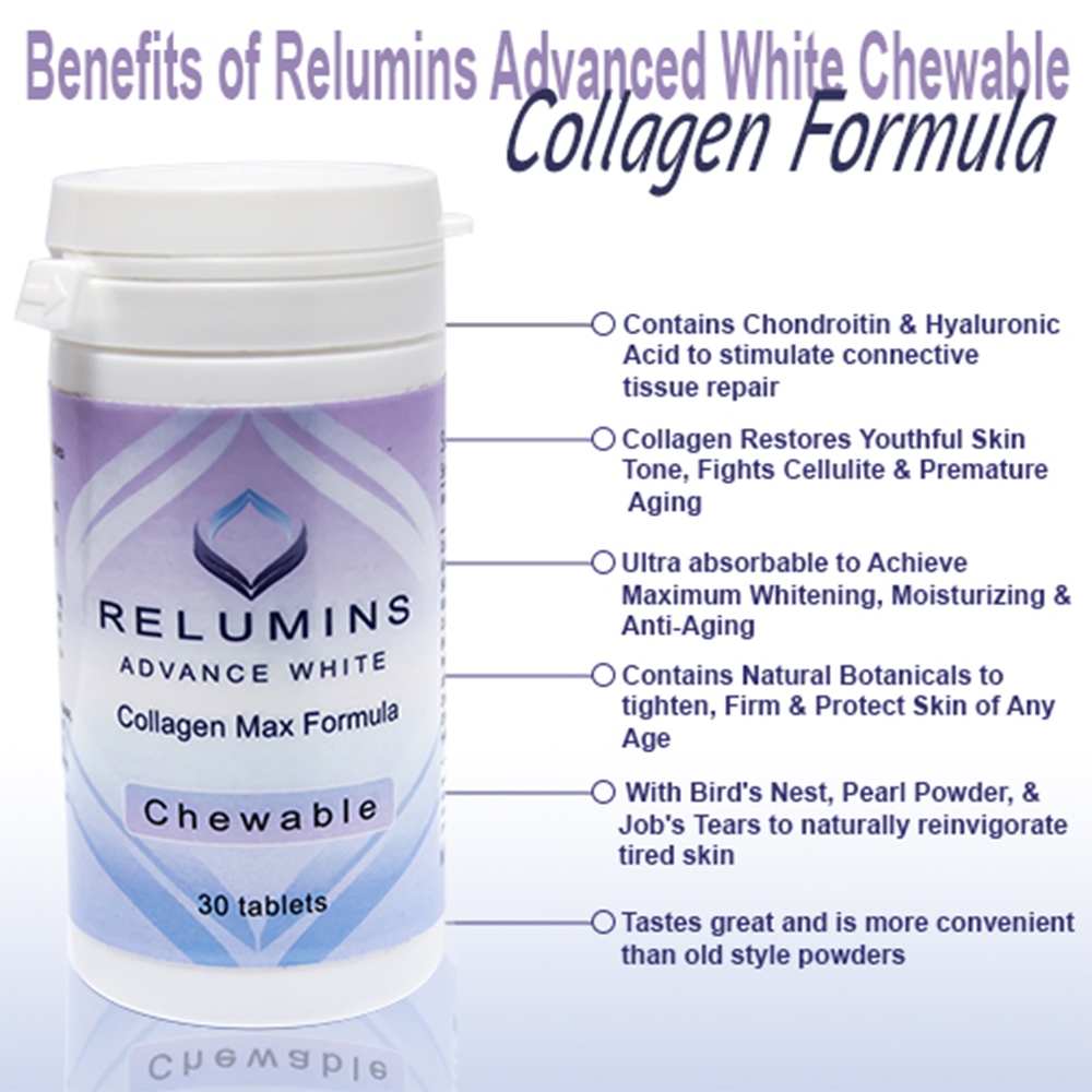 Relumins Advanced White Collagen Chewable Tablets