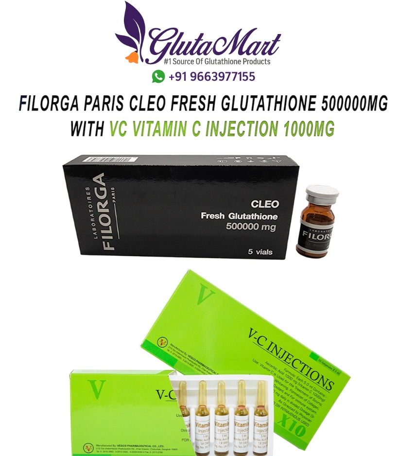 Filorga Paris Fresh Glutathione 500000mg Skin Whitening Injection