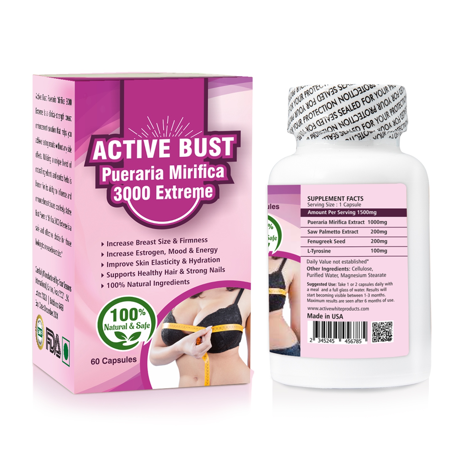 Active Bust Pueraria Mirifica 3000 Extreme