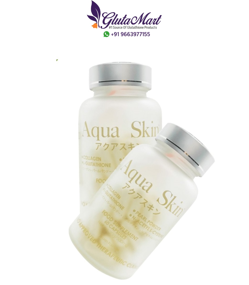 Aqua Skin Glutathione and Collagen Whitening Pills
