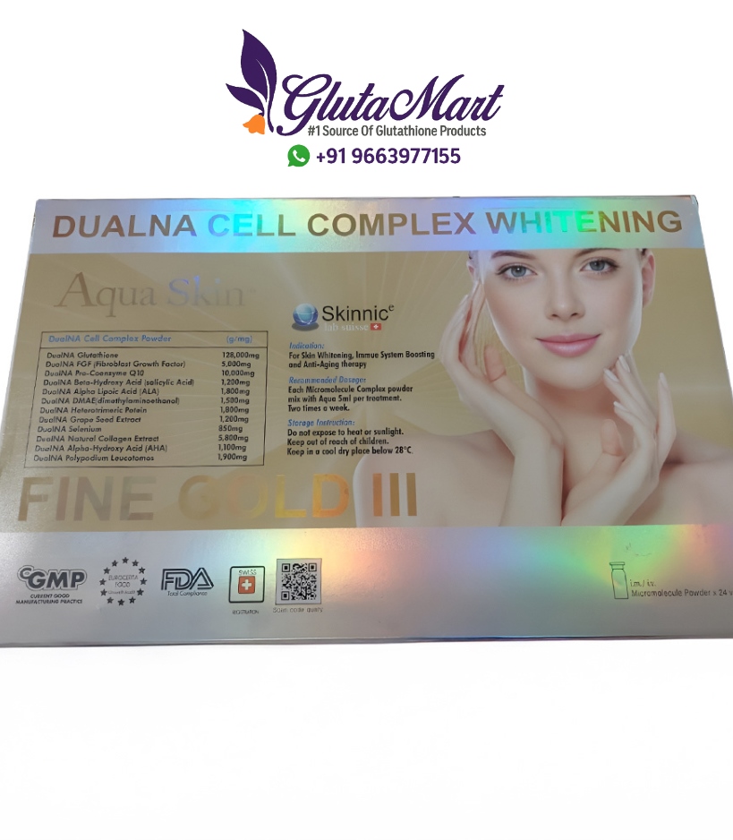 Aqua Skin Fine Gold III Glutathione Whitening Injection