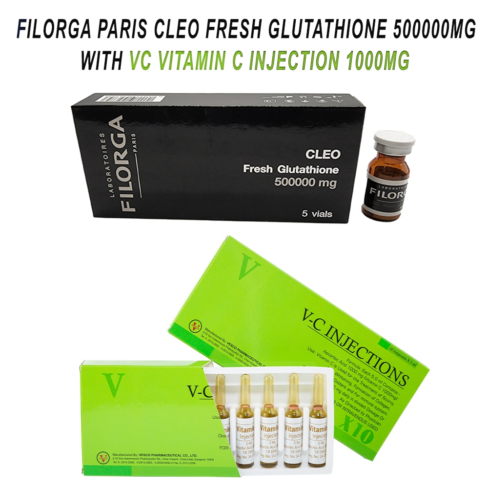 Filorga Paris Fresh Glutathione 500000mg Skin Whitening Injection