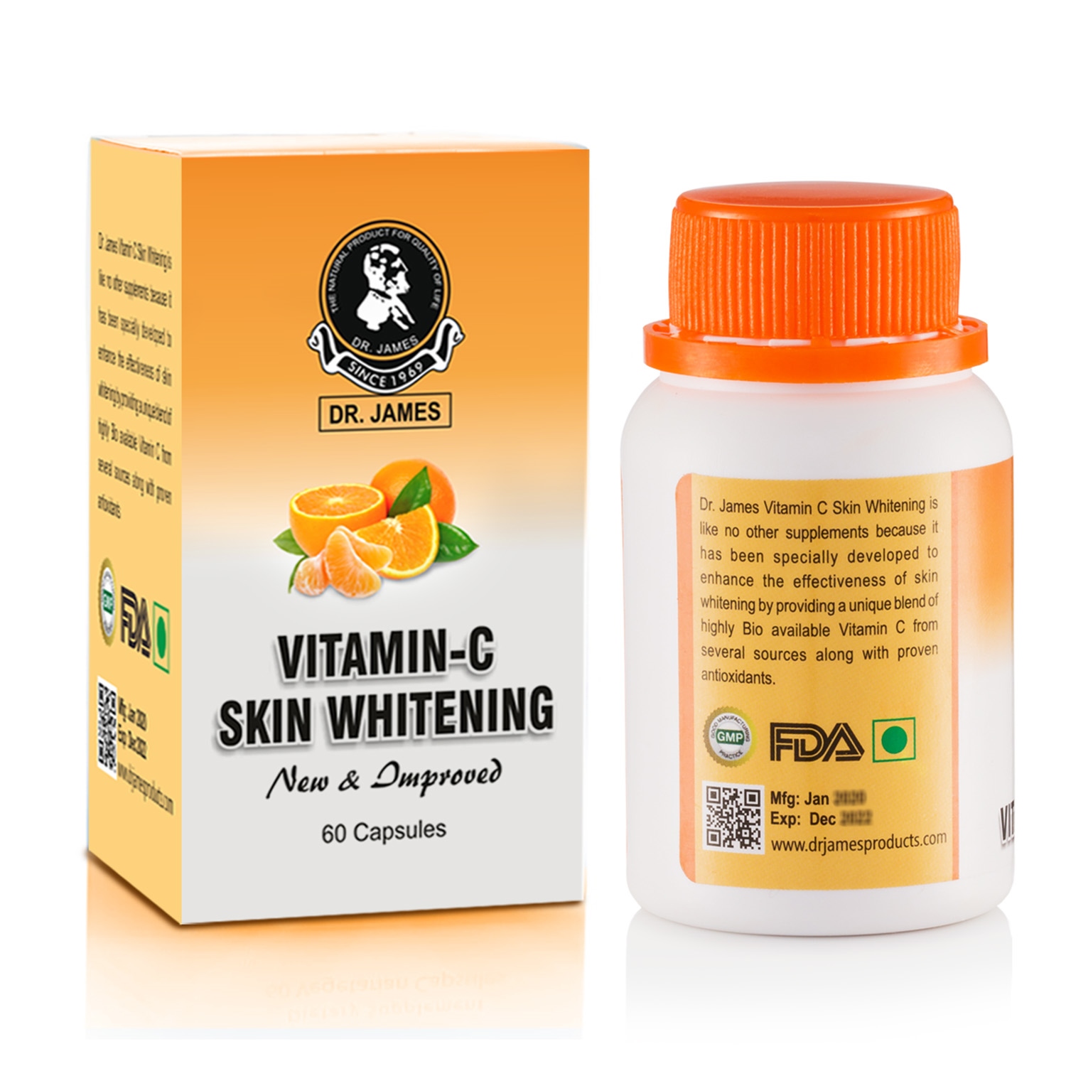 Dr James Vitamin C Skin Whitening Capsules