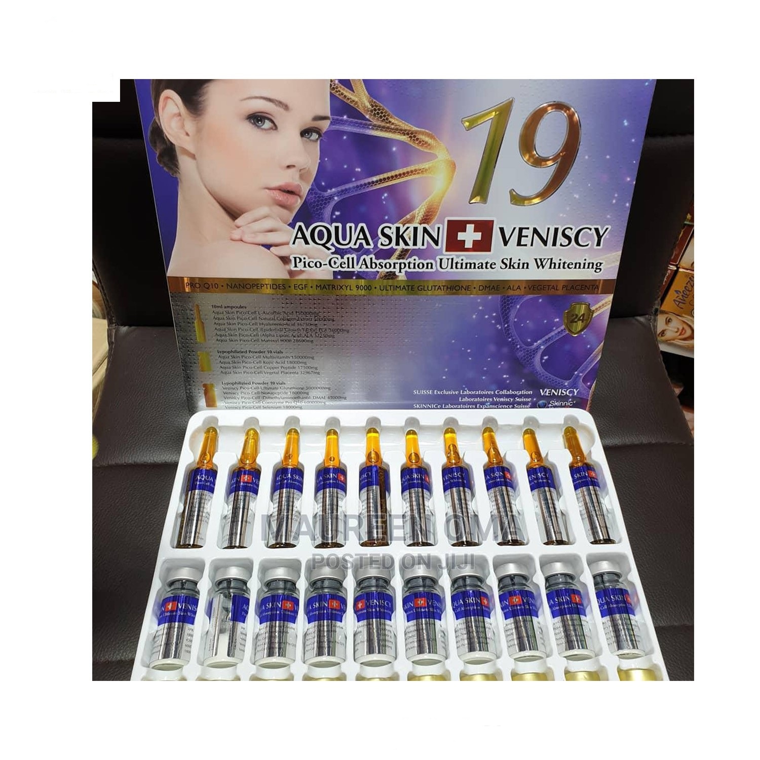 Aqua Skin Veniscy 19 Pico Cell Absorption Ultimate Skin Whitening