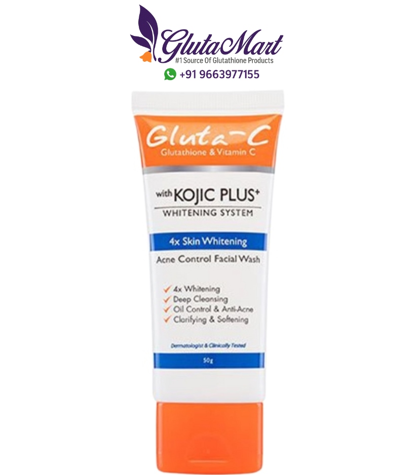 GlutaC Kojic Plus & Acne Control Facial Wash