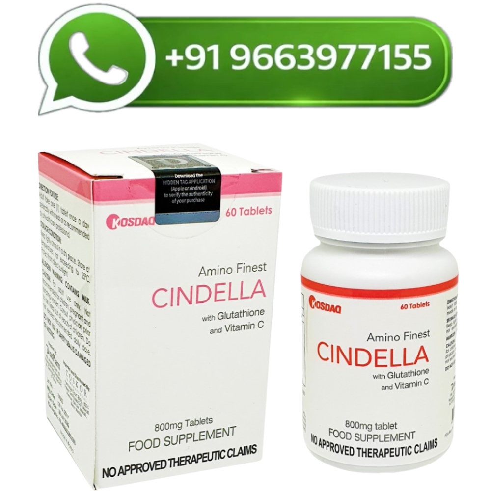 Cindella 800mg Glutathione Skin Whitening Tablets