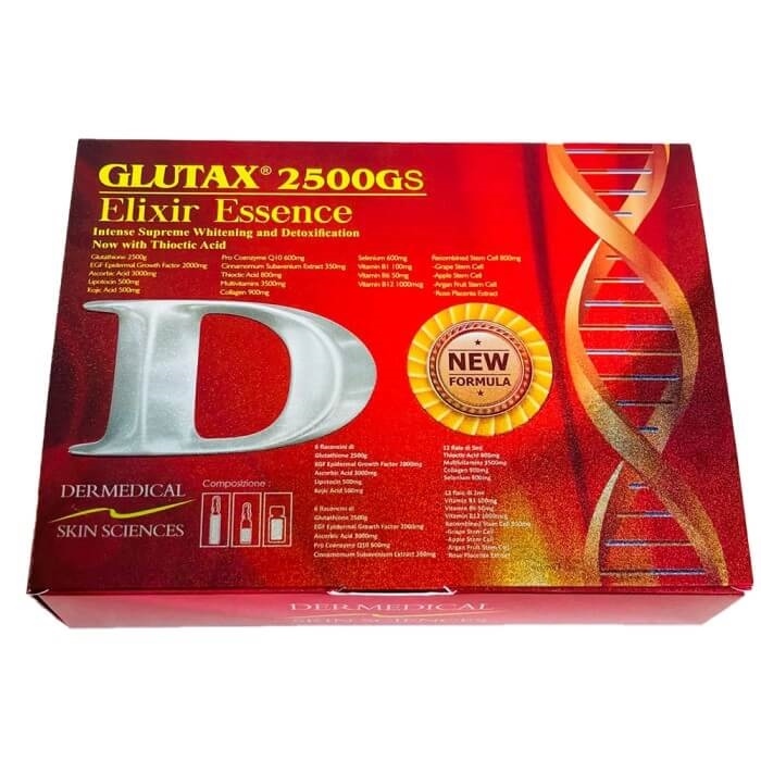 Glutax 2500gs Elixir Essence Glutathione Whitening Injections