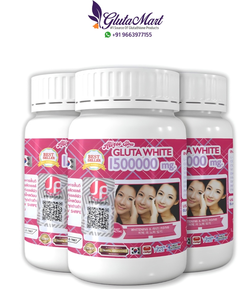 Supreme Gluta White 1500000mg Skin Whitening Softgels