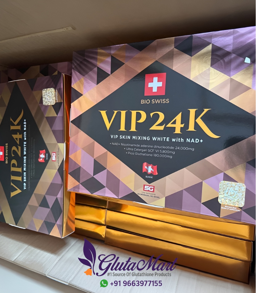 Bio Swiss VIP 24K Glutathione Injection With NAD