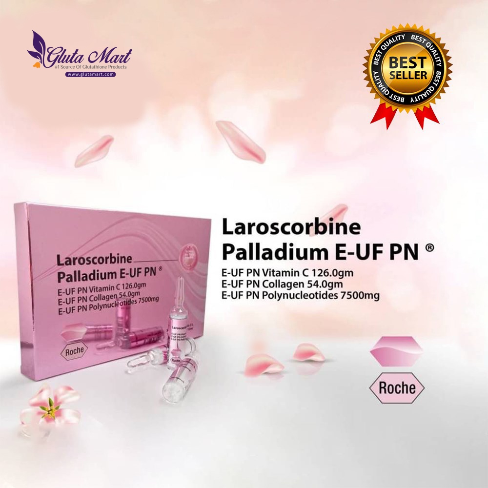 Laroscorbine Palladium Pink Box Collagen 54G & Vitamin C 126G Injection