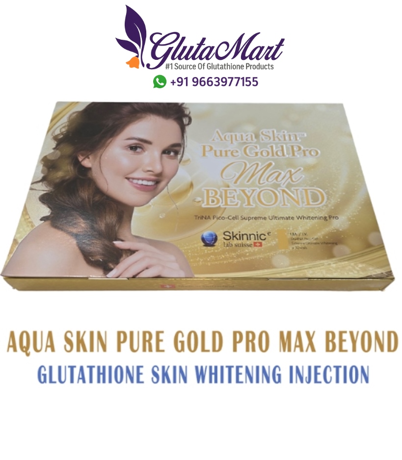 Aqua Skin Pure Gold Pro Max Beyond Glutathione Injection