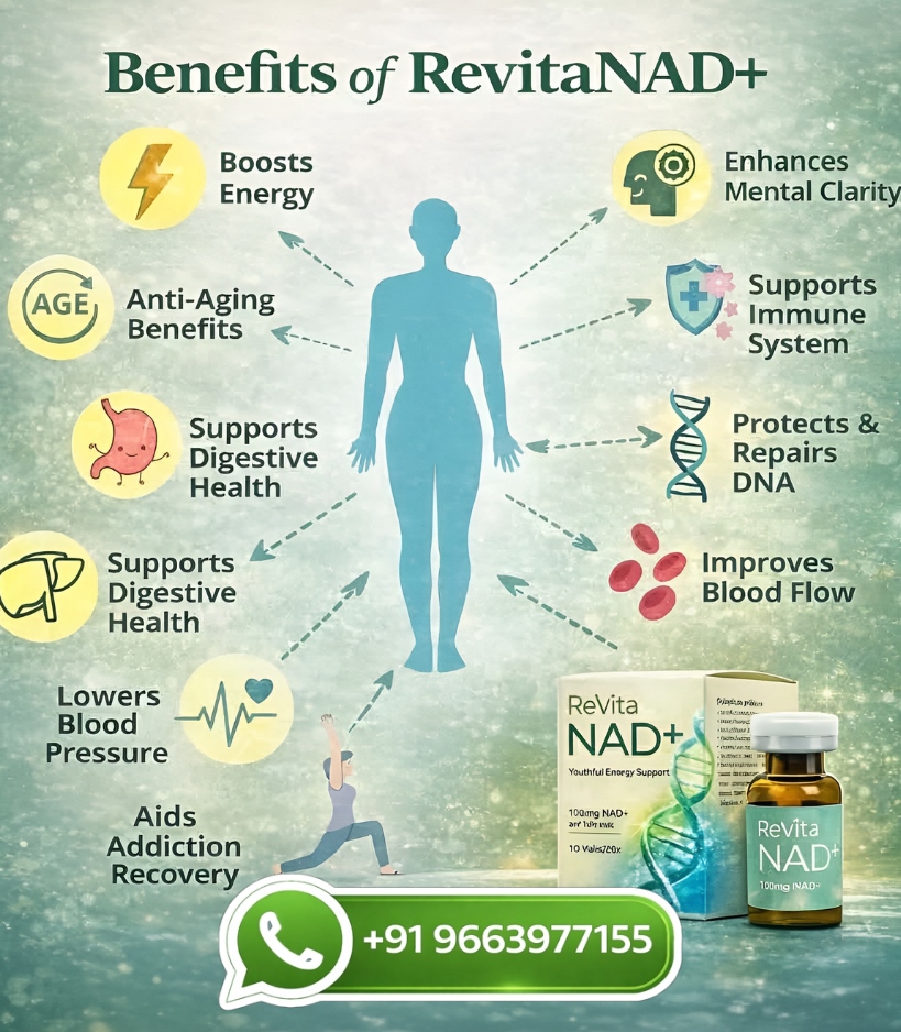 Revita NADplus 100mg Injection Subcutaneous Anti Aging Therapy