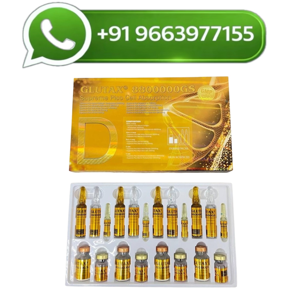 Glutax 8800000gs Supreme Pico Cell Absorption Glutathione Injection