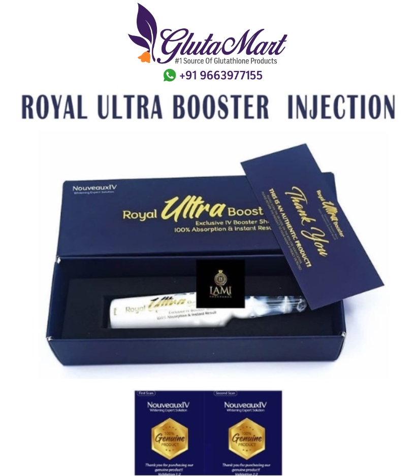 Royal Ultra Booster Glutathione Skin Whitening IV Injection
