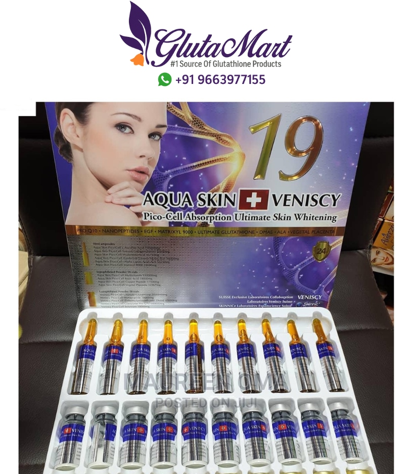 Aqua Skin Veniscy 19 Pico Cell Absorption Ultimate Skin Whitening
