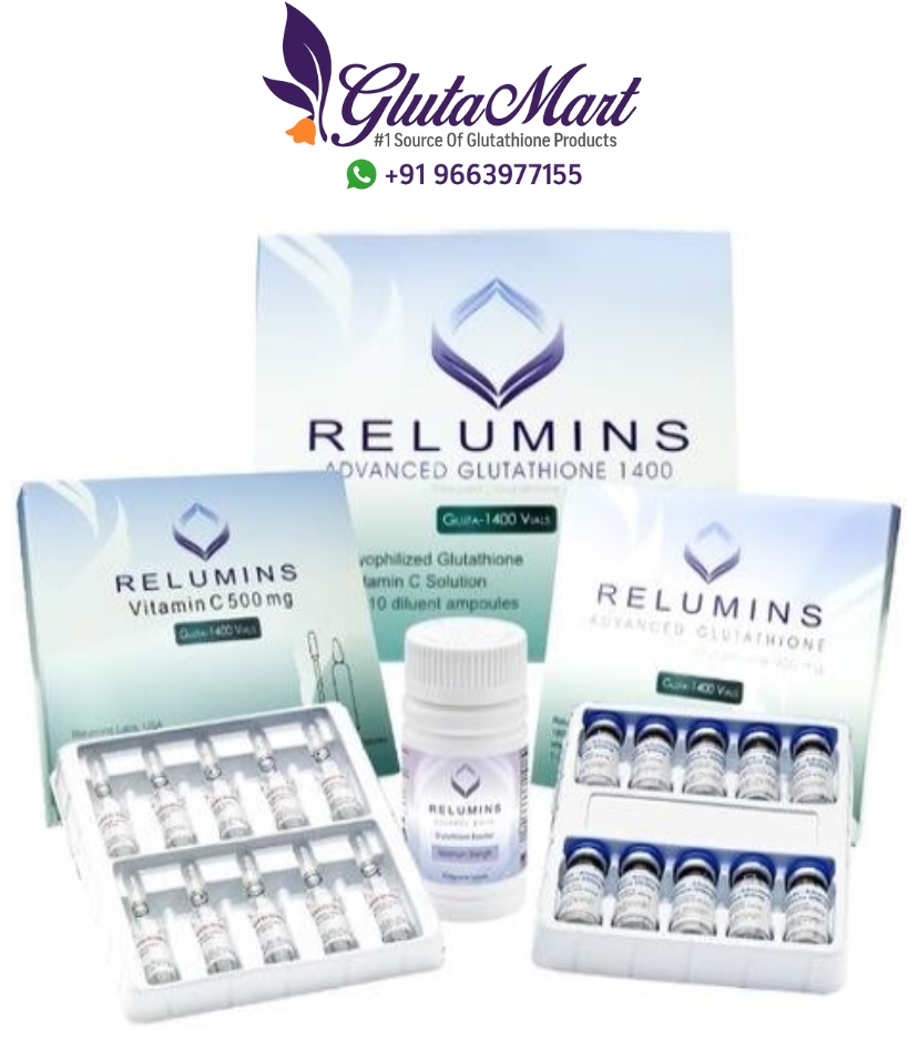 Relumins 1400 mg Glutathione Injections
