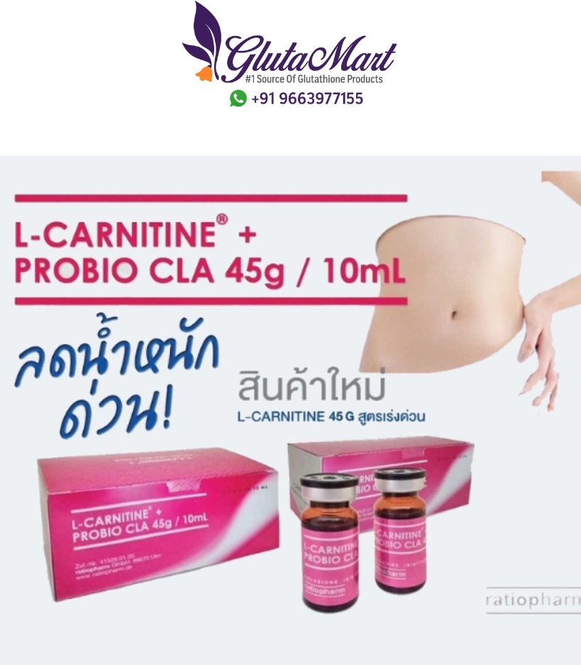 Ratiopharm L-Carnitine 45 Gram Probio CLA Injection