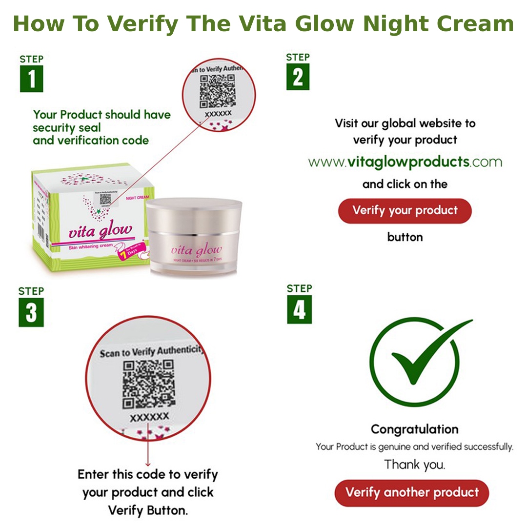 Vita Glow Skin Whitening Night Cream