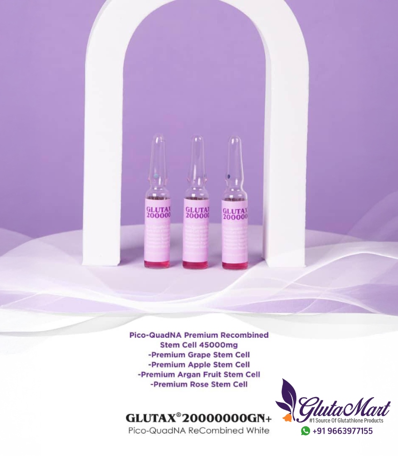 Glutax 20000000GN plus Recombined White Glutathione Injection