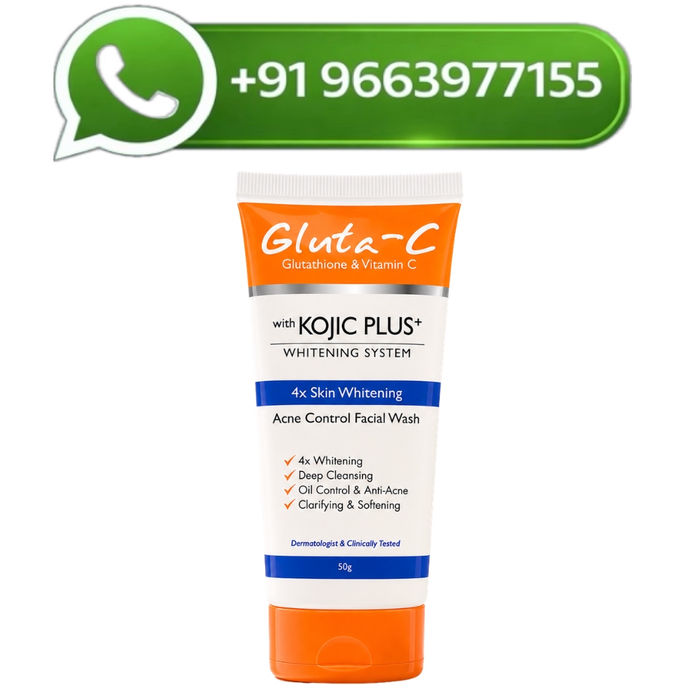 GlutaC Kojic Plus & Acne Control Facial Wash