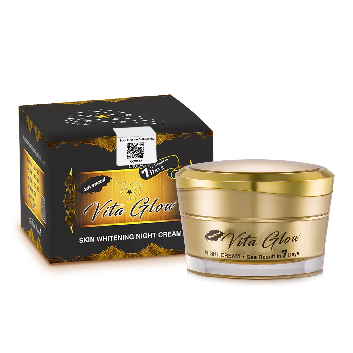 Advanced Vita Glow Skin Whitening Night Cream