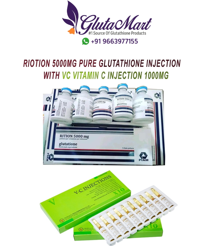 Riotion 5000mg Glutathione Injections