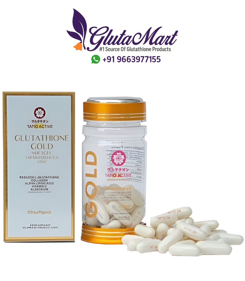 Tatio Active Gold Glutathione 2000mg Skin Whitening Softgels