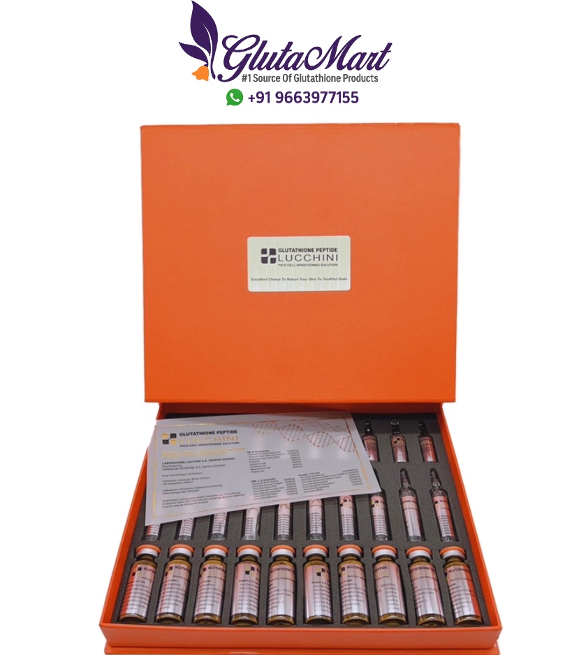 Lucchini Glutathione Peptide PicoCell Brightening Solution Whitening Injection