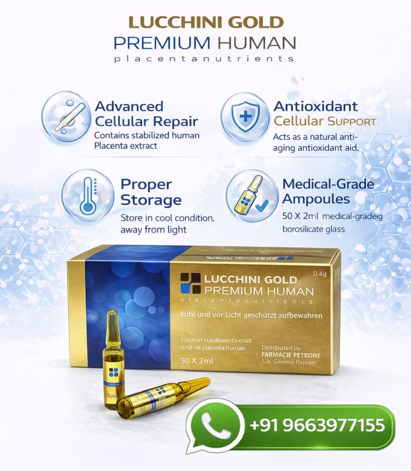 Lucchini Gold Premium Human Placenta Injection