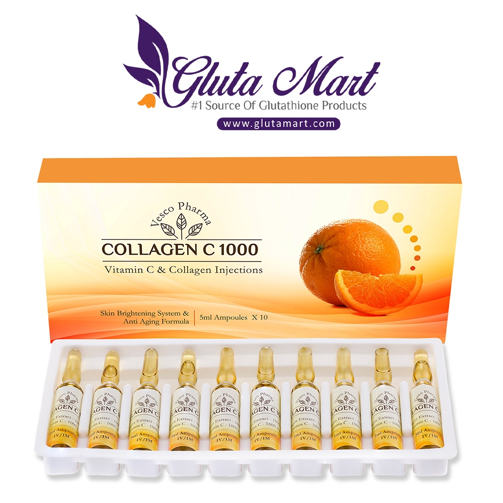 Collagen Injection By Vesco Pharma Collagen C And Vitamin C 1000mg