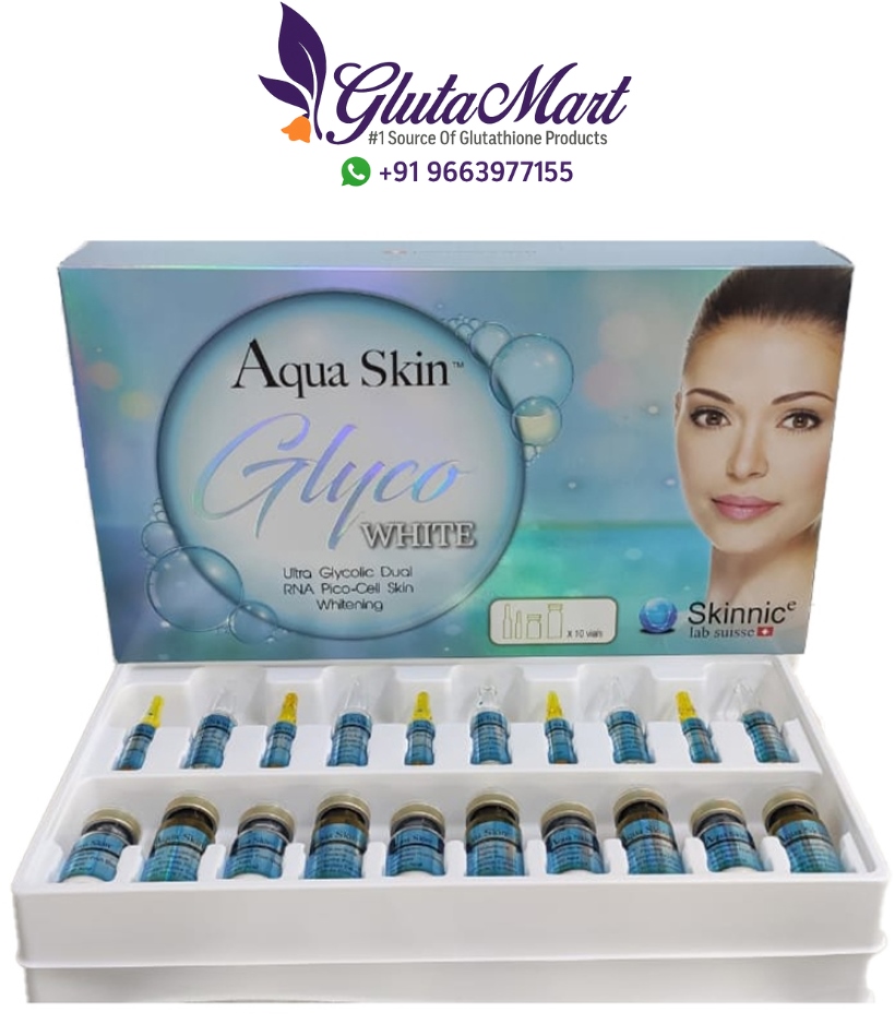 Aqua Skin Glyco White Glutathione Skin Whitening Injection