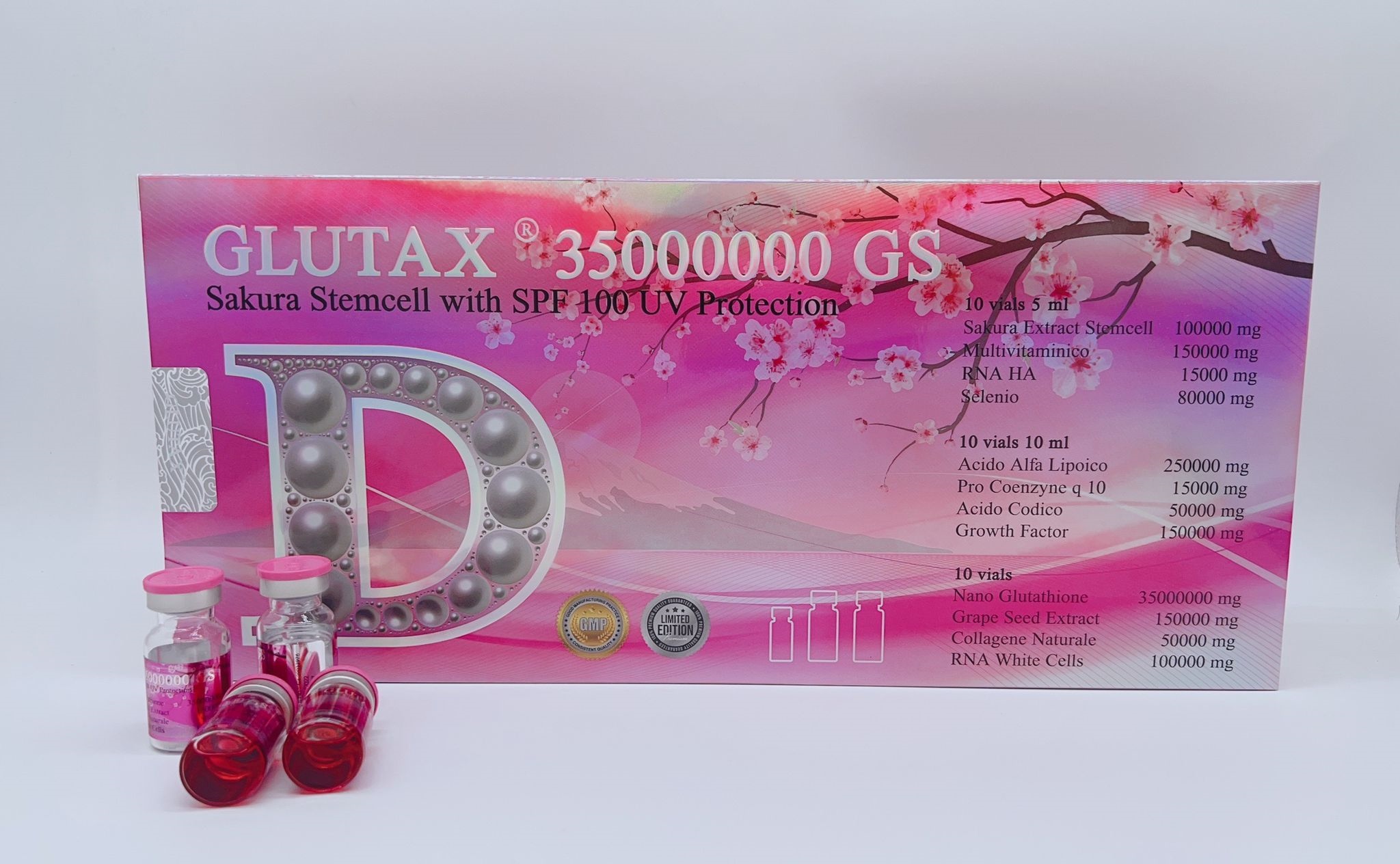 Glutax 35000000GS Sakura Skin Whitening Injection