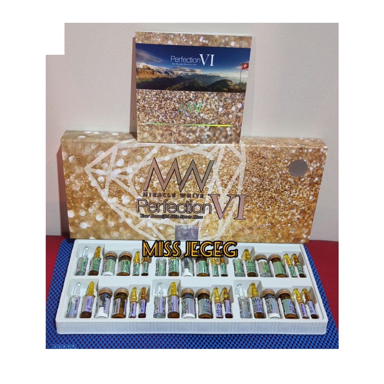 Miracle White Gold Perfection VI Glutathione 60000mg