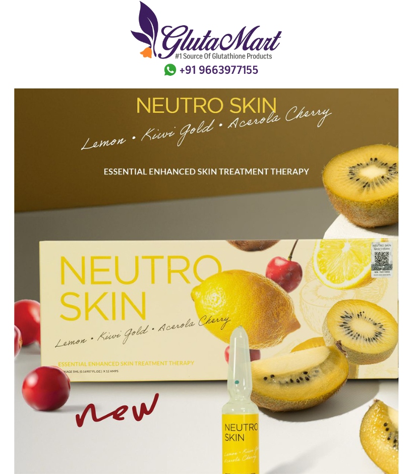 Neutro Skin Lemon, Kiwi Gold, Avocado Cherry Collagen & Vitamin C Injection