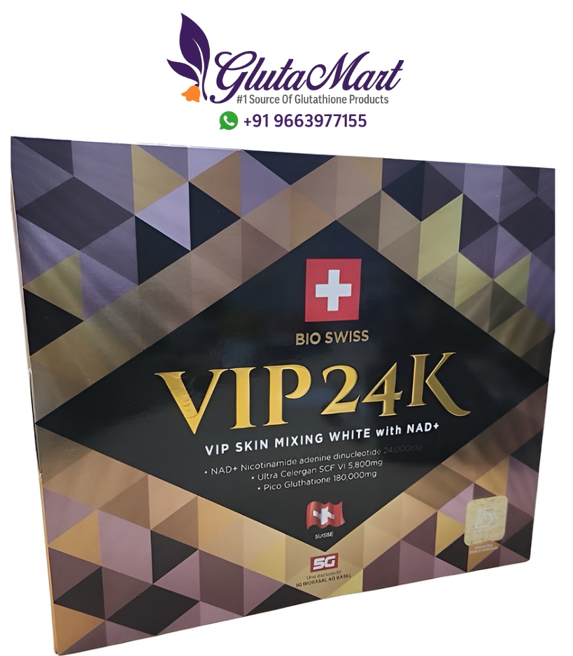 Bio Swiss VIP 24K Glutathione Injection With NAD