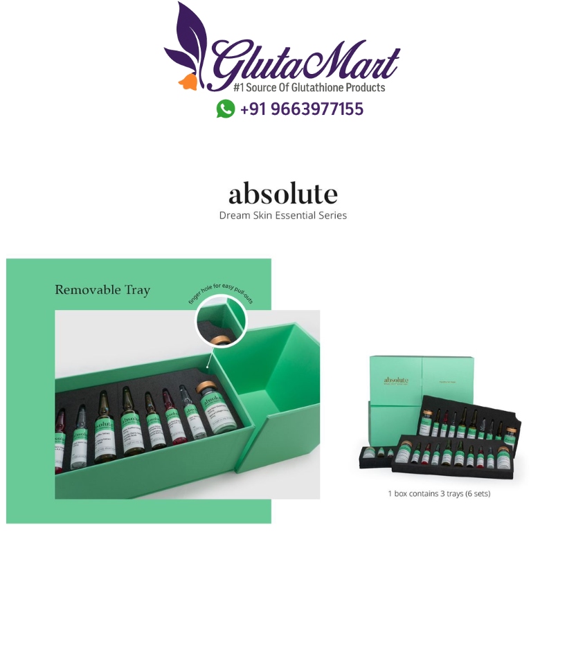 Absolute Dream Skin Essentials Skin Whitening Glutathione Injection