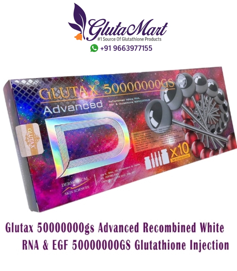 Glutax 50000000GS Advanced Recombined White Glutathione Injection