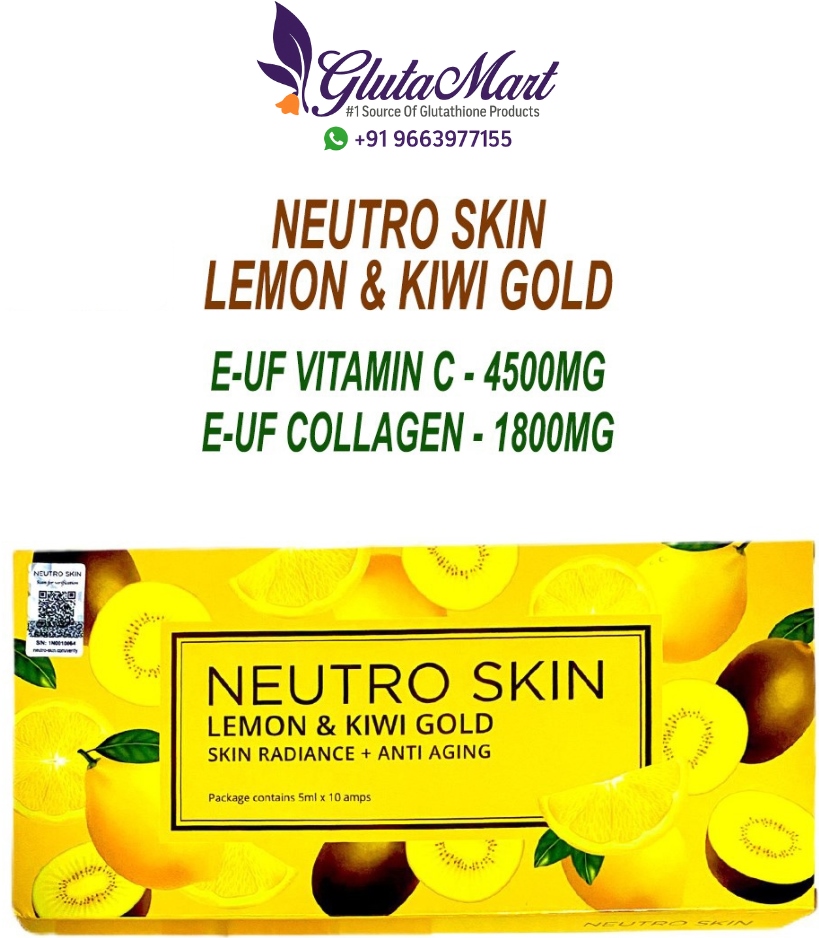 Neutro Skin Lemon and Kiwi Gold Vitamin C Whitening Injection