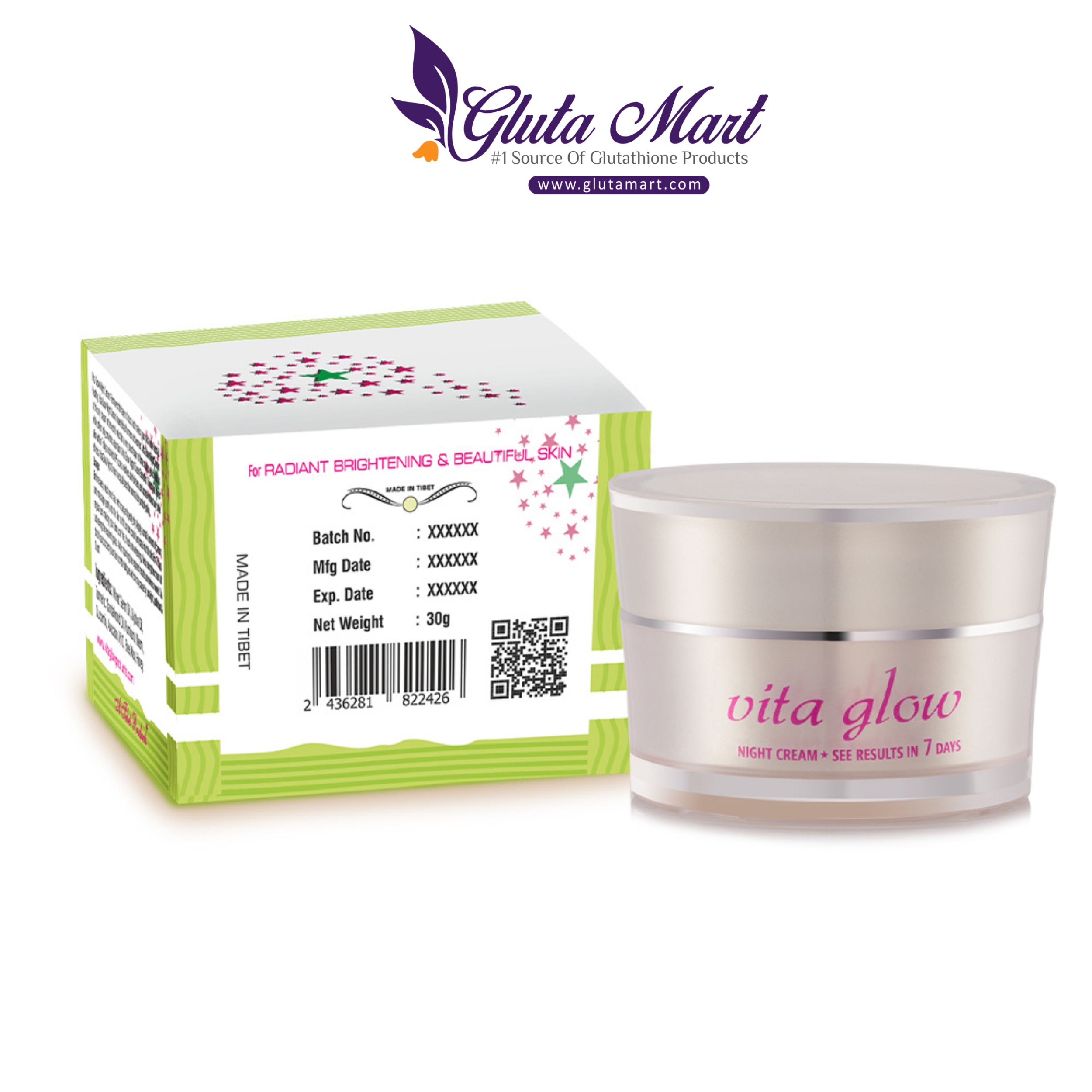 Vita Glow Skin Whitening Night Cream